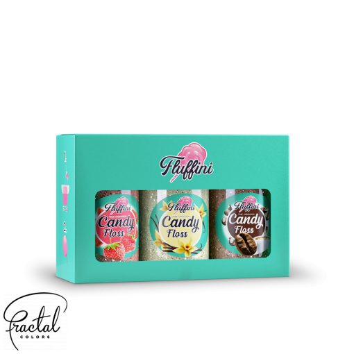 Fluffini Candy Floss PACK - Strawberry, Vanilla, Coffee