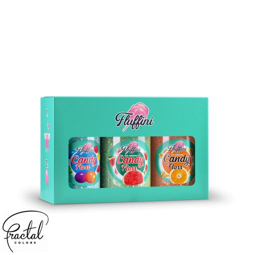 Fluffini Candy Floss PACK - Bubblegum, Watermelon, Orange